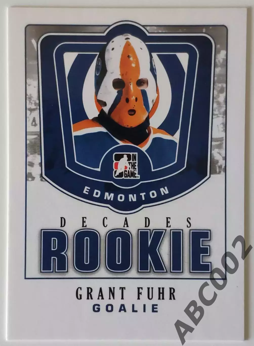 Карточка НХЛ / Grant Fuhr / Oilers / Decades Rookie