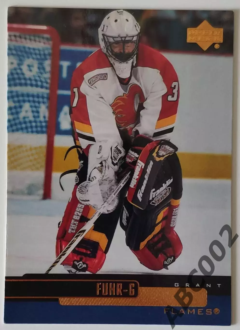 Карточка НХЛ / Grant Fuhr / Flames / Upper Deck