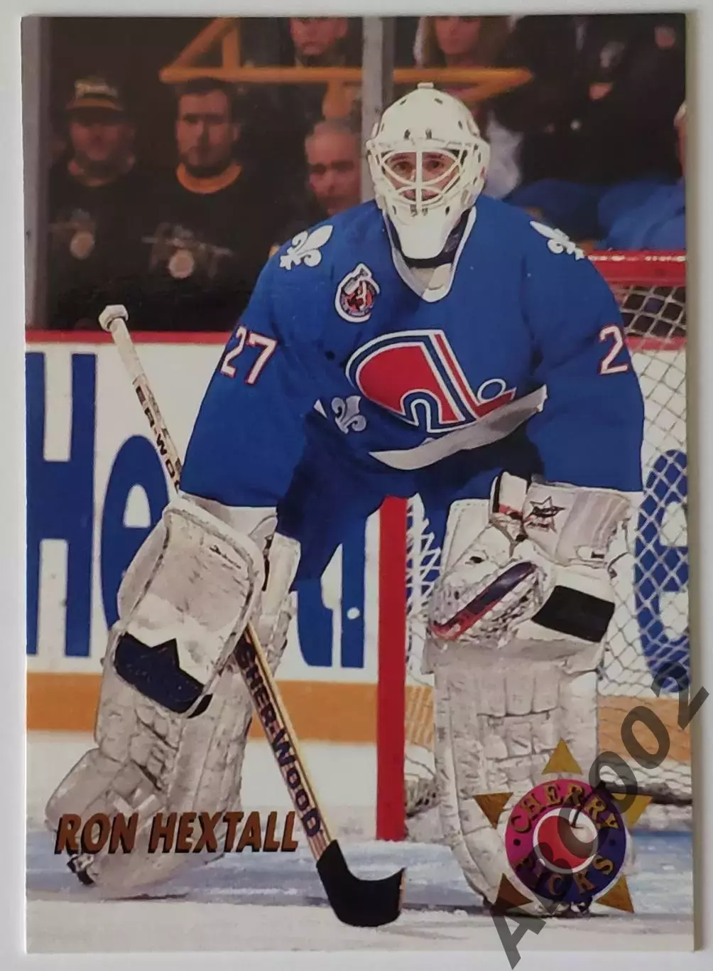 Карточка НХЛ / Ron Hextall / Flyers / Parkhurst
