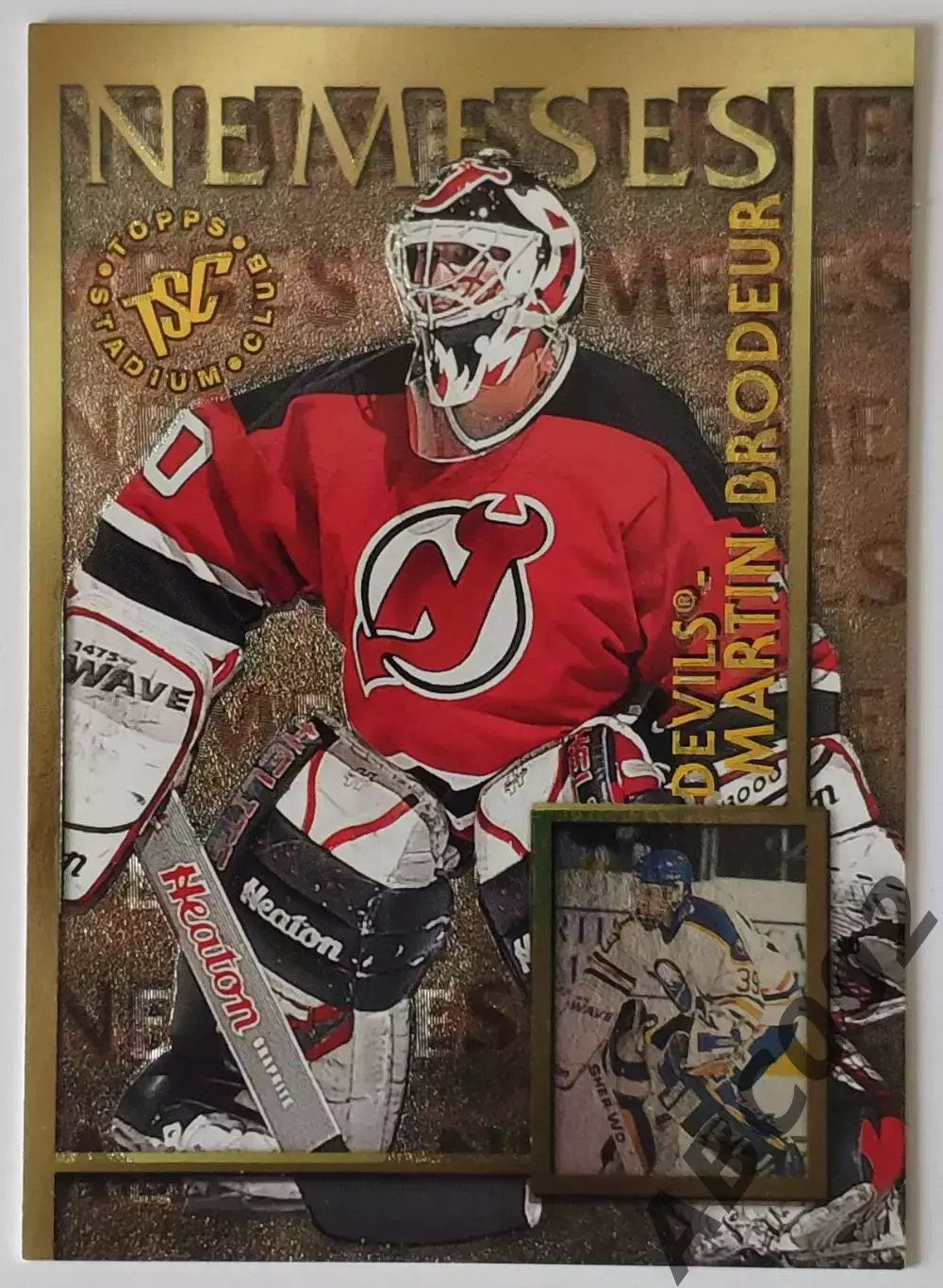 Карточка НХЛ / Martin Brodeur-Dominik Hasek / Devils-Sabres / Nemeses