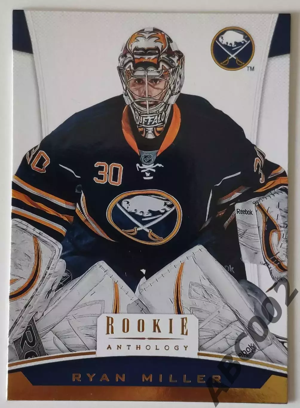 Карточка НХЛ / Ryan Miller / Sabres / Rookie Anthology