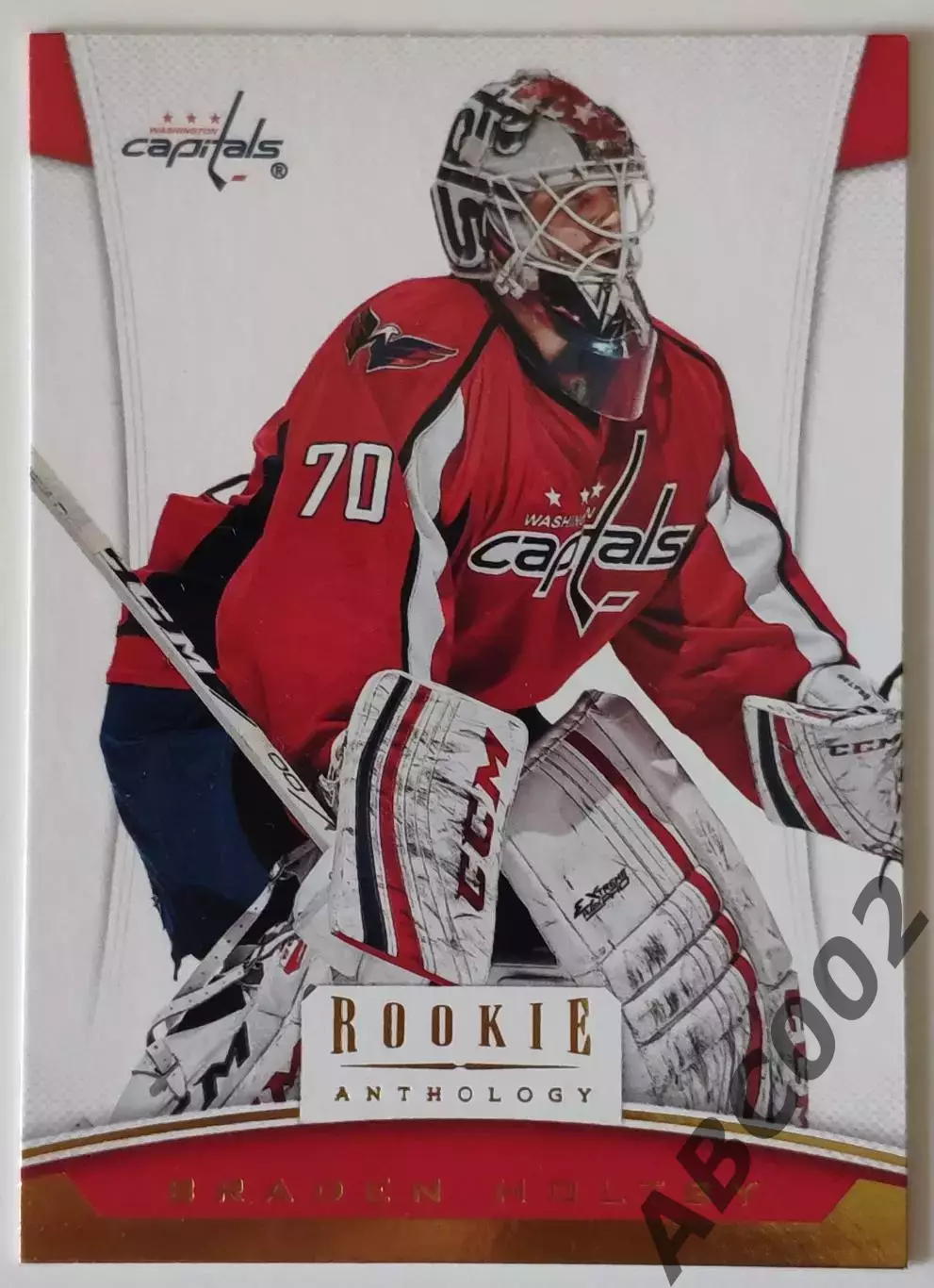 Карточка НХЛ / Braden Holtby / Capitals / Rookie Anthology