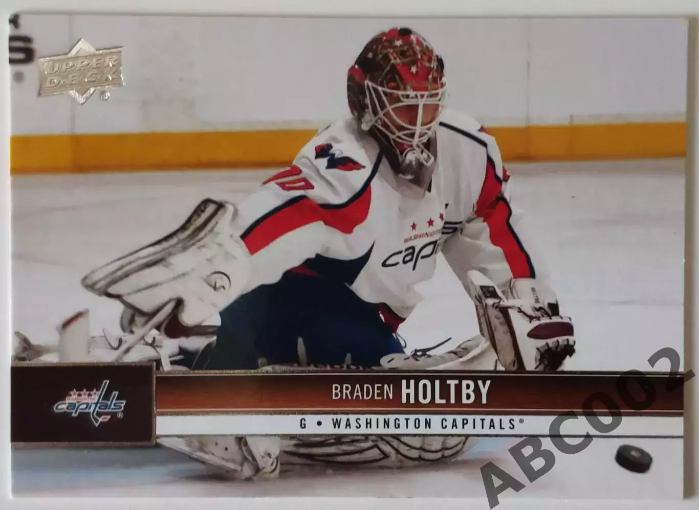Карточка НХЛ / Braden Holtby / Capitals / Series 1