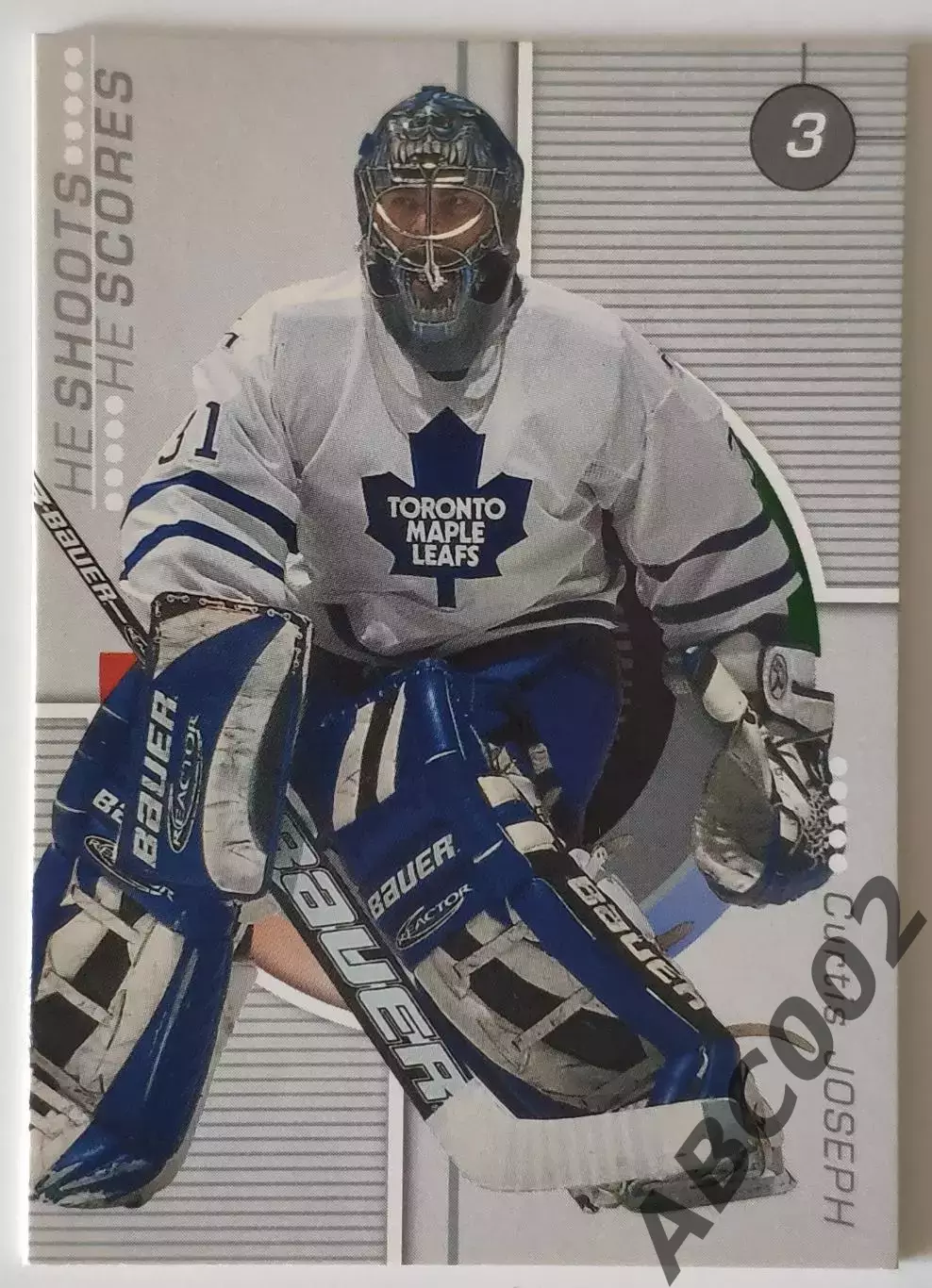 Карточка НХЛ / Curtis Joseph / Maple Leafs / In The Game
