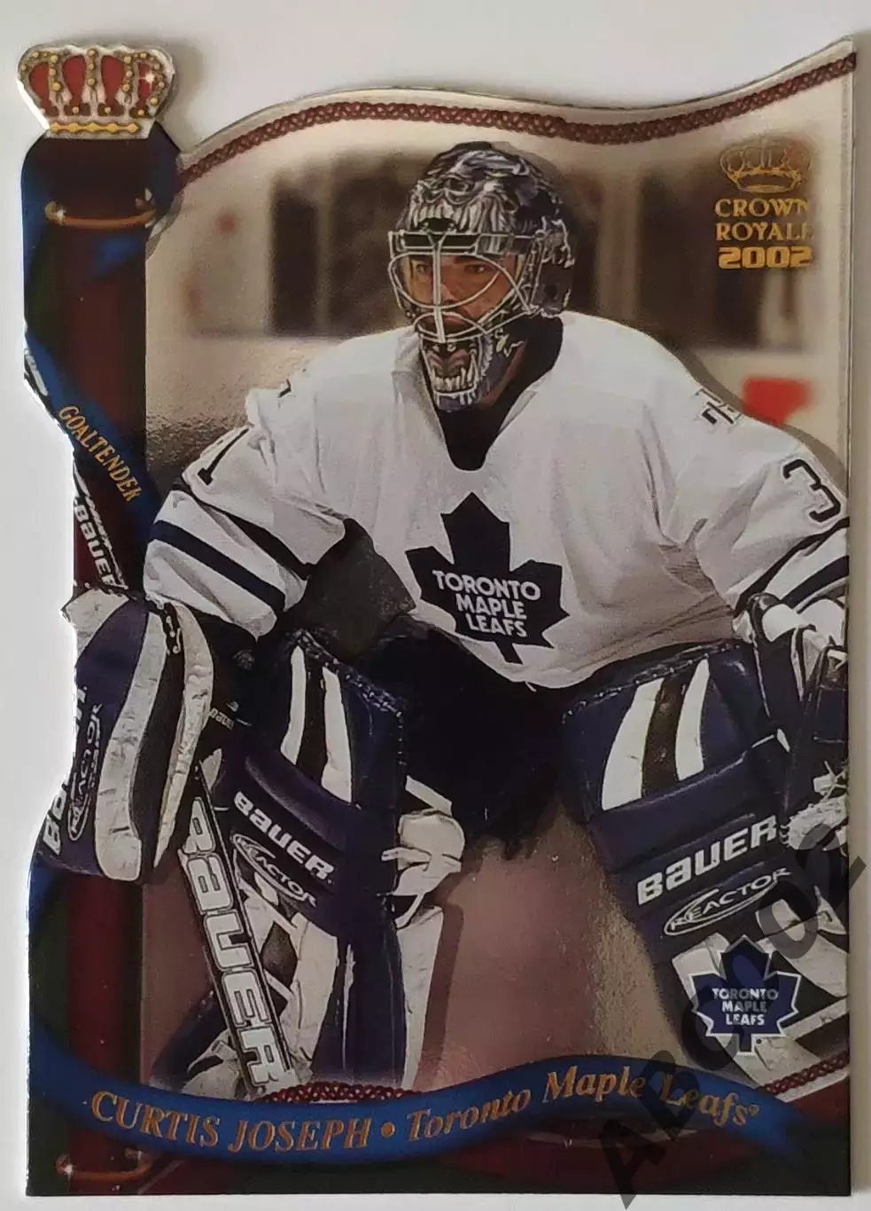Карточка НХЛ / Curtis Joseph / Maple Leafs / Crown Royal