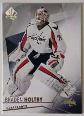 Карточка НХЛ / Braden Holtby / Capitals / SP Authentic