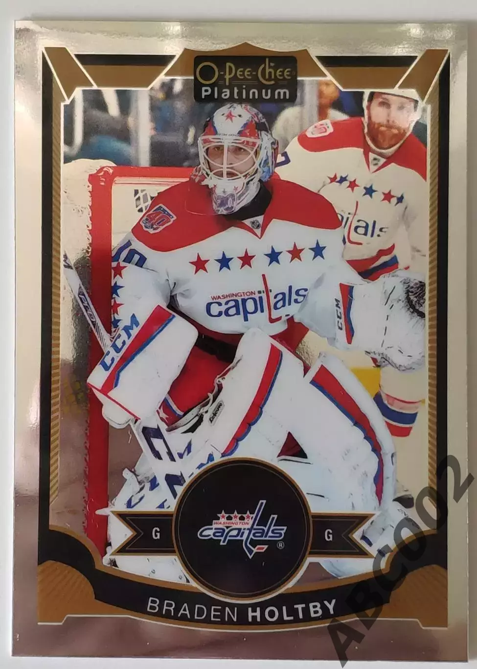 Карточка НХЛ / Braden Holtby / Capitals / O-Pee-Chee Platinum
