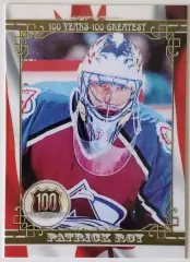 Карточка НХЛ / Patrick Roy / Avalanche / 100 Years-100 Greatest