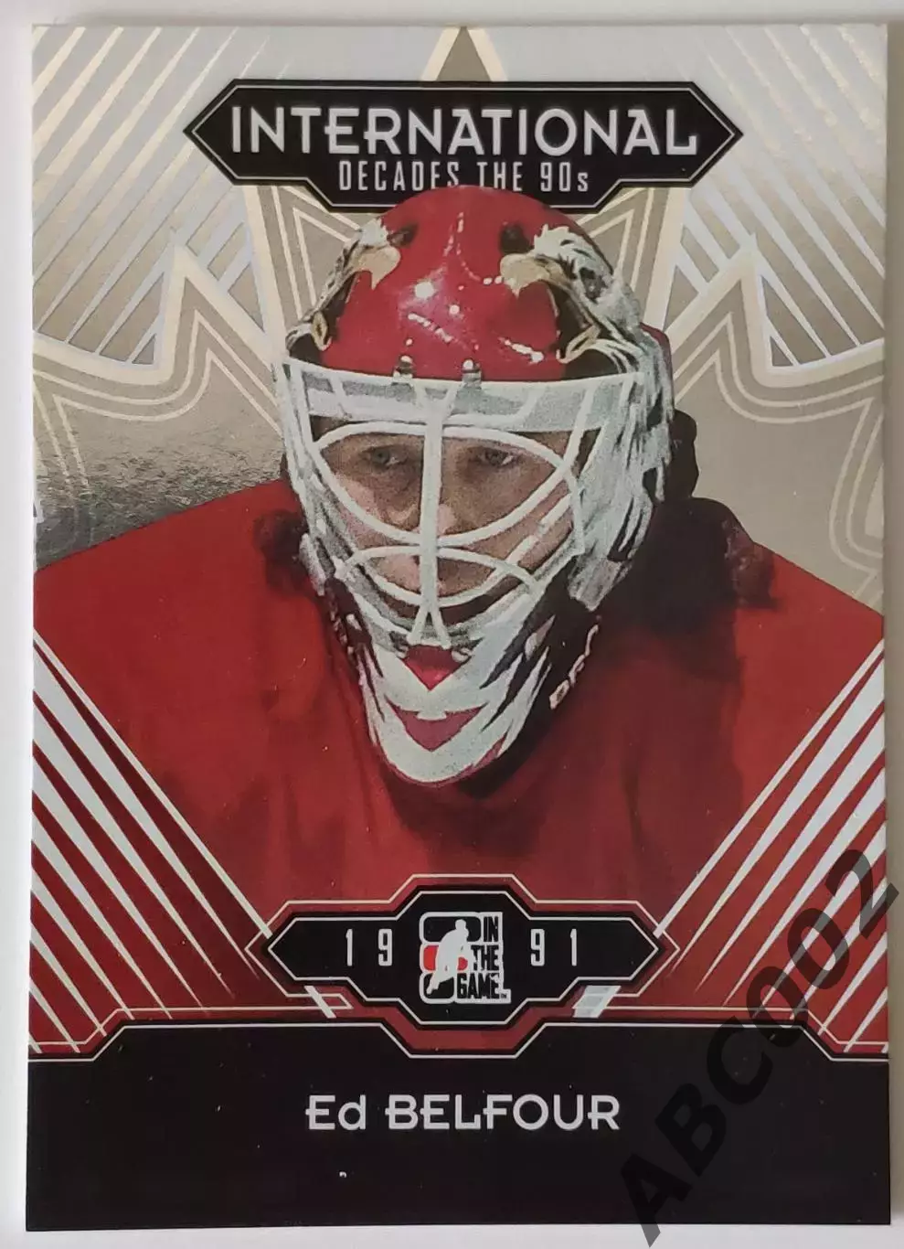 Карточка НХЛ / Ed Belfour / Blackhawks / Decades