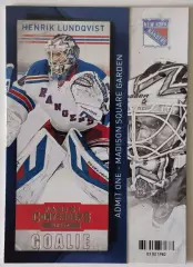 Карточка НХЛ / Henrik Lundqvist / Rangers / Contenders