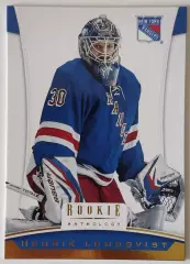Карточка НХЛ / Henrik Lundqvist / Rangers / Rookie Anthology