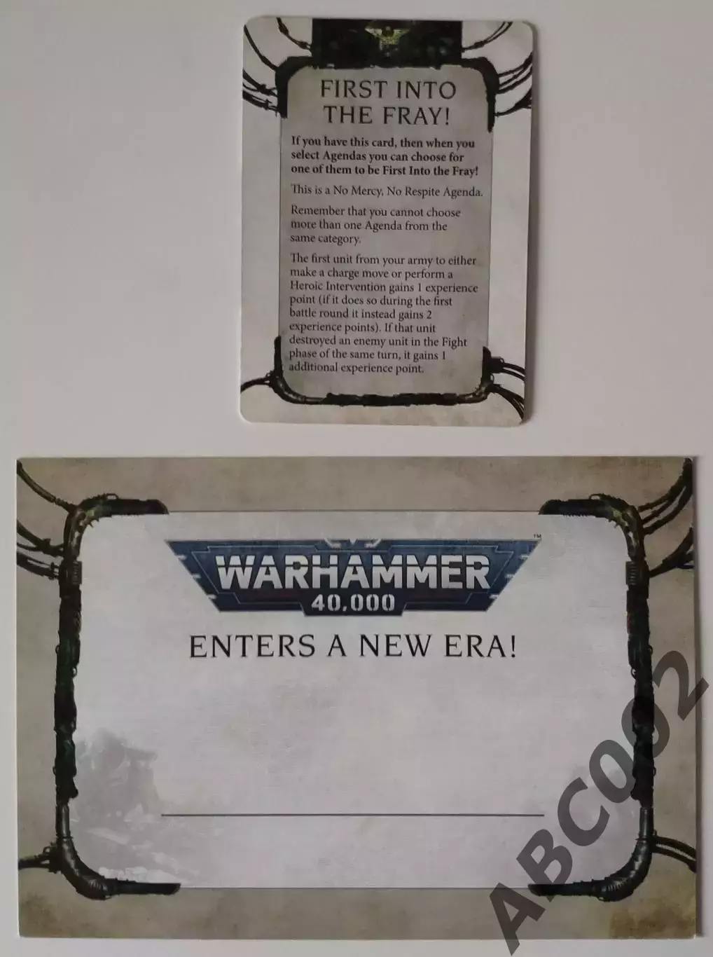 Коллекционная карточка и открытка / Warhammer 40 000 / 1