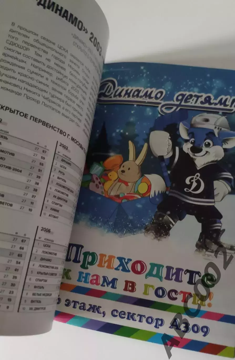 Хоккейная программа Динамо Москва / Вадим Шипачев / 5