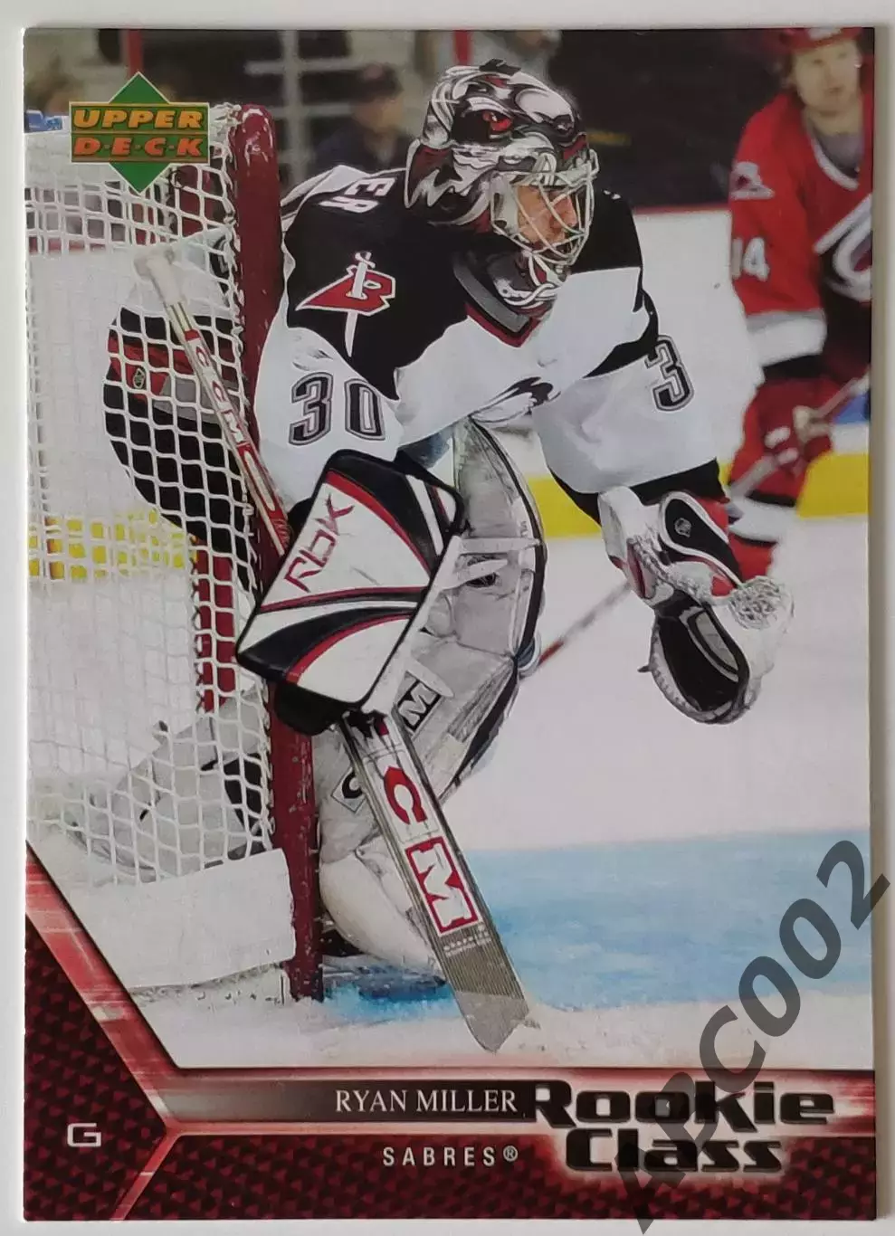 Карточка НХЛ / Ryan Miller / Sabres / Rookie Class