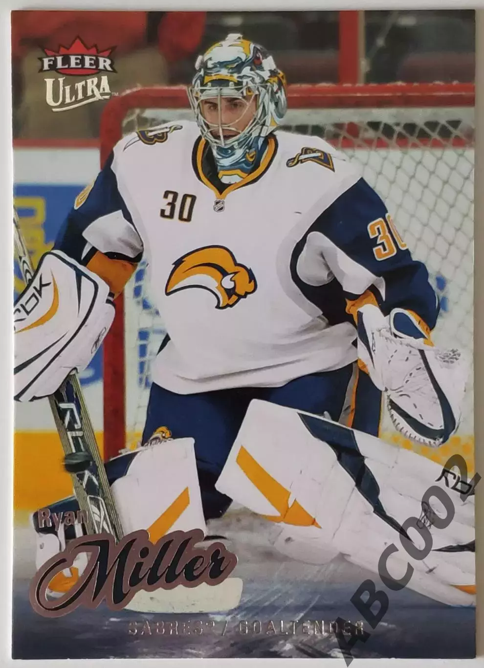 Карточка НХЛ / Ryan Miller / Sabres / Fleer Ultra