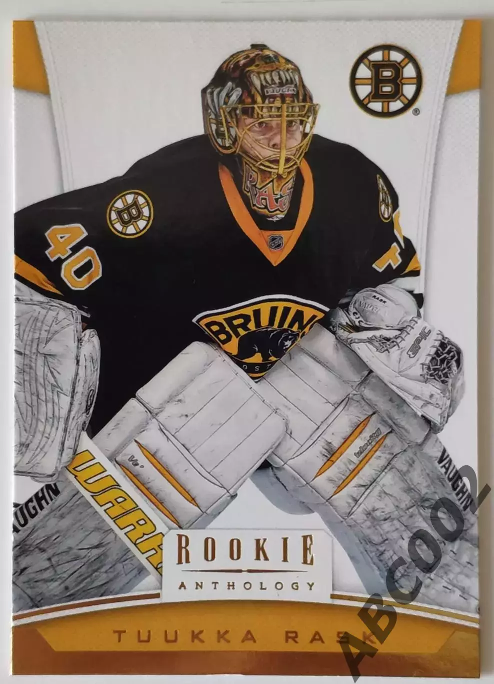 Карточка НХЛ / Tuuka Rask / Bruins / Rookie Anthology