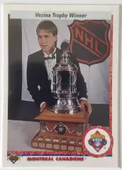 Карточка НХЛ / Patrick Roy / Canadiens / Vezina Trophy Winner