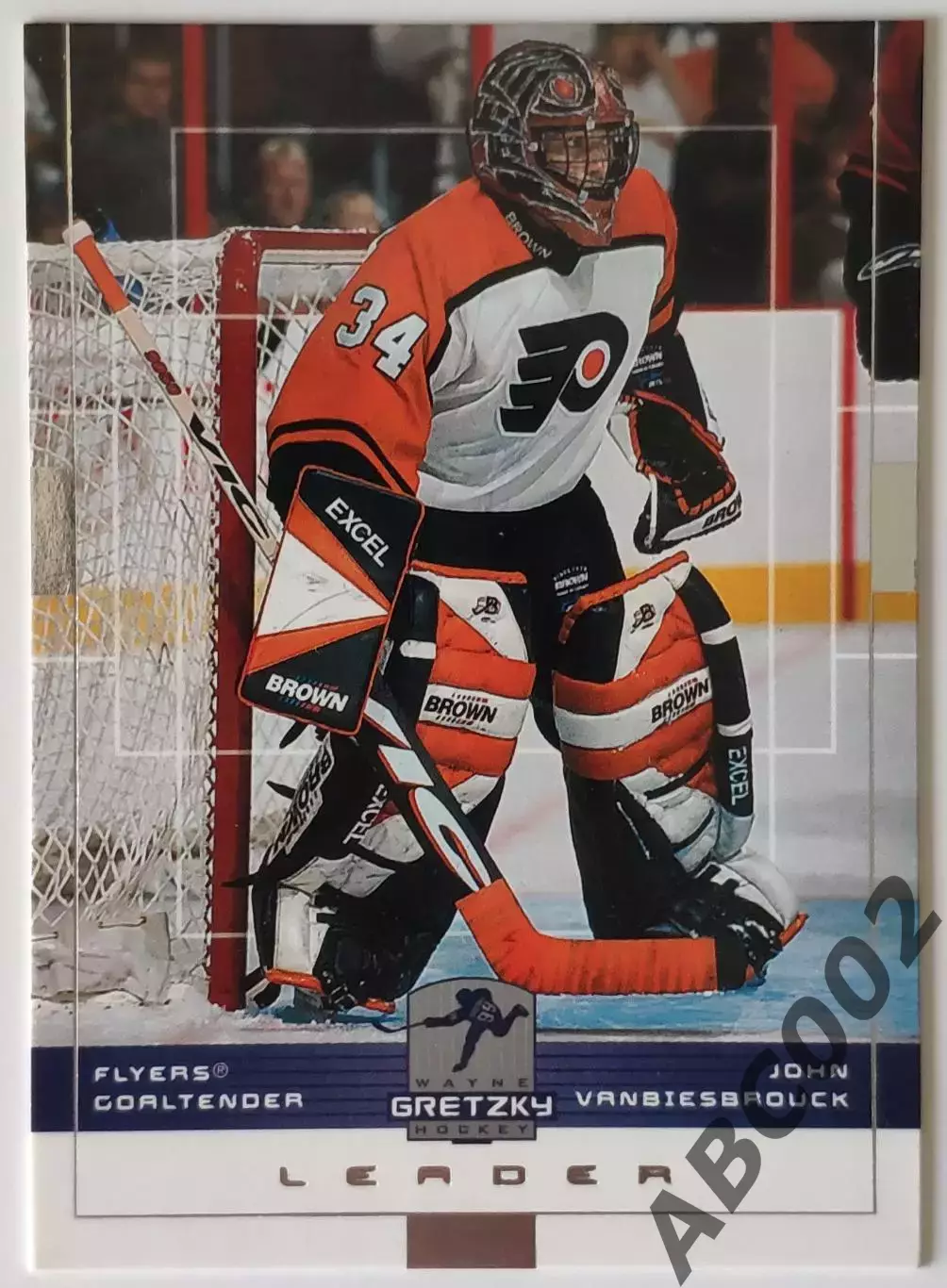 Карточка НХЛ / John Vanbiesbrouck / Flyers / Leader