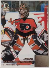 Карточка НХЛ / John Vanbiesbrouck / Flyers / Omega
