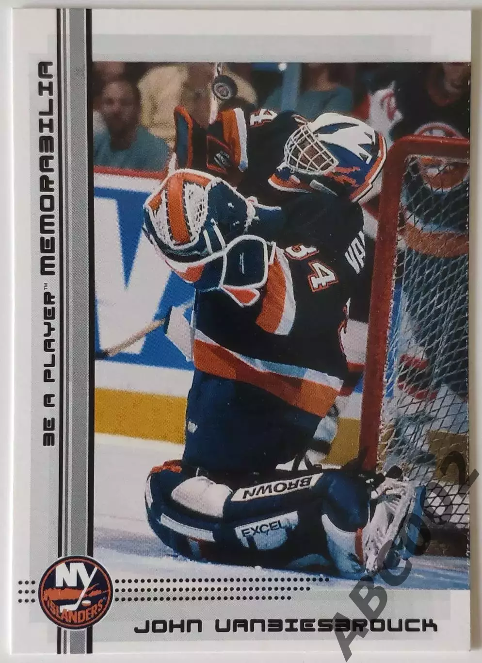 Карточка НХЛ / John Vanbiesbrouck / Islanders / Be A Player