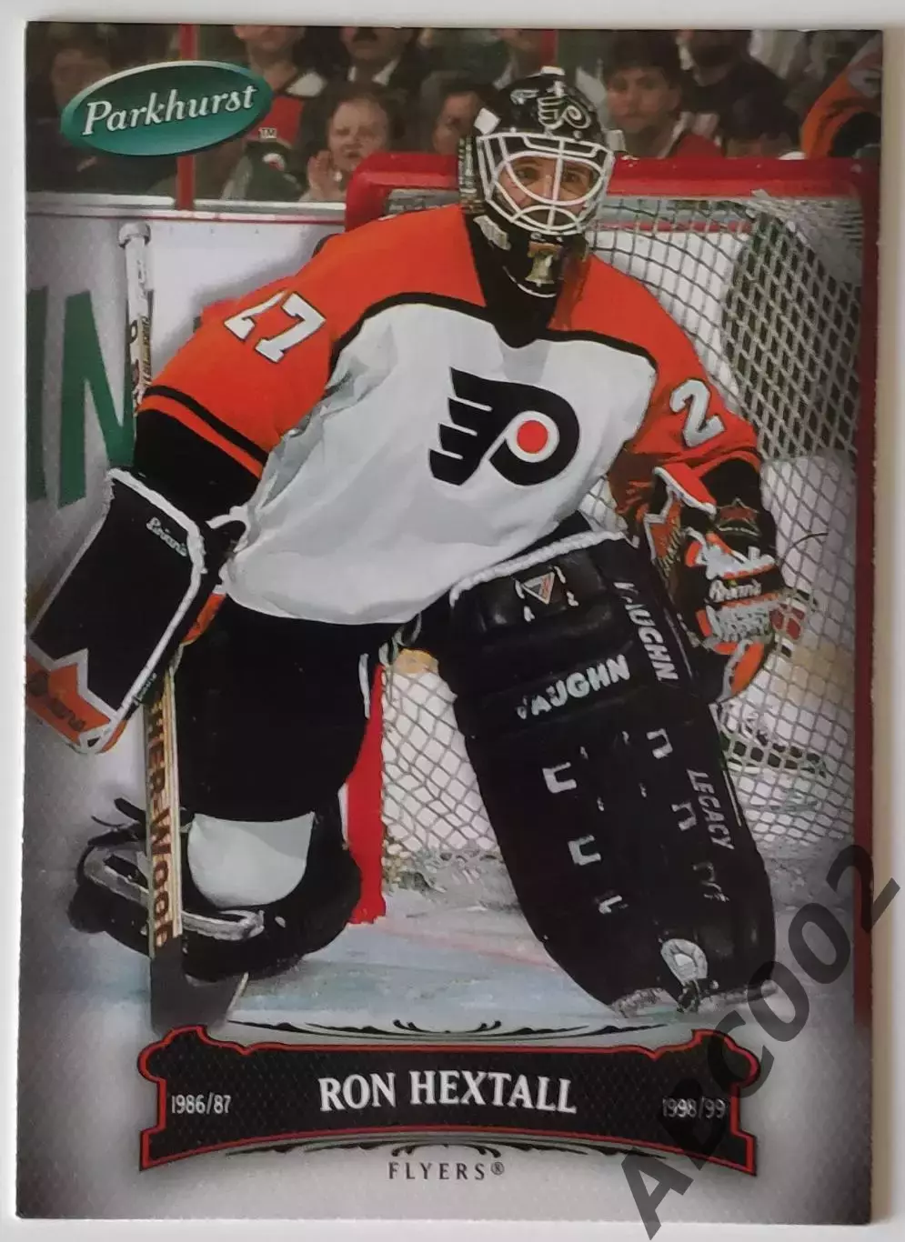 Карточка НХЛ / Ron Hextall / Flyers / Parkhurst