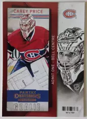 Карточка НХЛ / Carey Price / Canadiens / Contenders