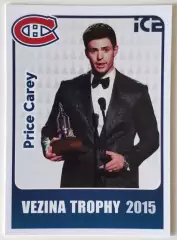 Карточка НХЛ / Carey Price / Canadiens / Vezina Trophy
