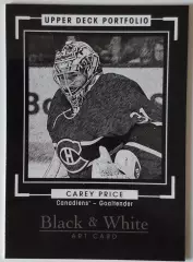 Карточка НХЛ / Carey Price / Canadiens / Black & White Portfolio