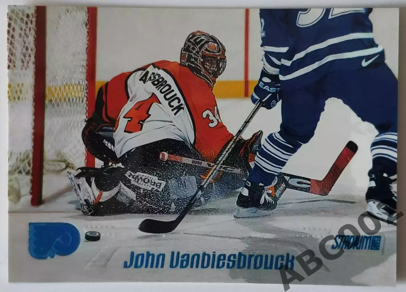 Карточка НХЛ / John Vanbiesbrouck / Flyers / Stadium Club