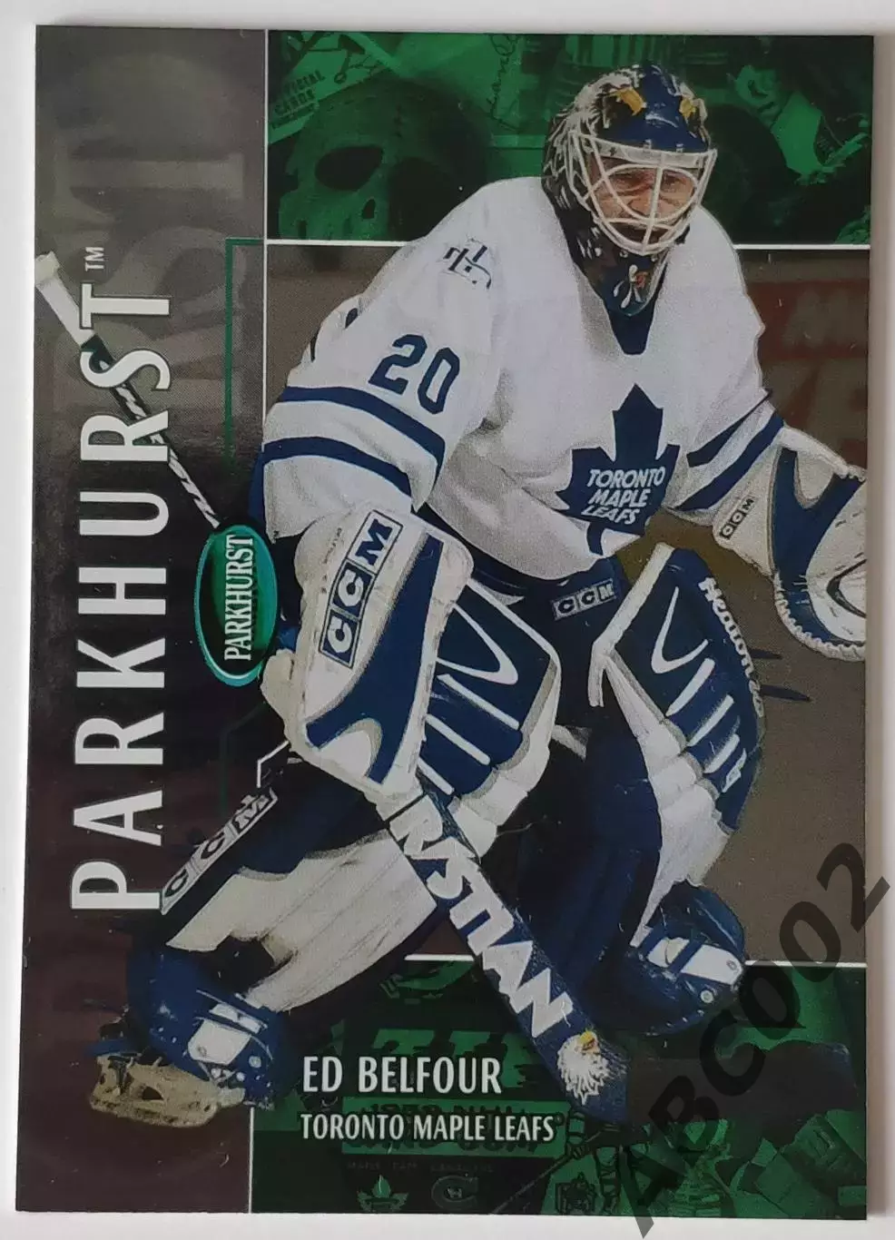 Карточка НХЛ / Ed Belfour / Maple Leafs / Parkhurst