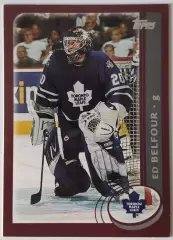 Карточка НХЛ / Ed Belfour / Maple Leafs / Topps NHL Record