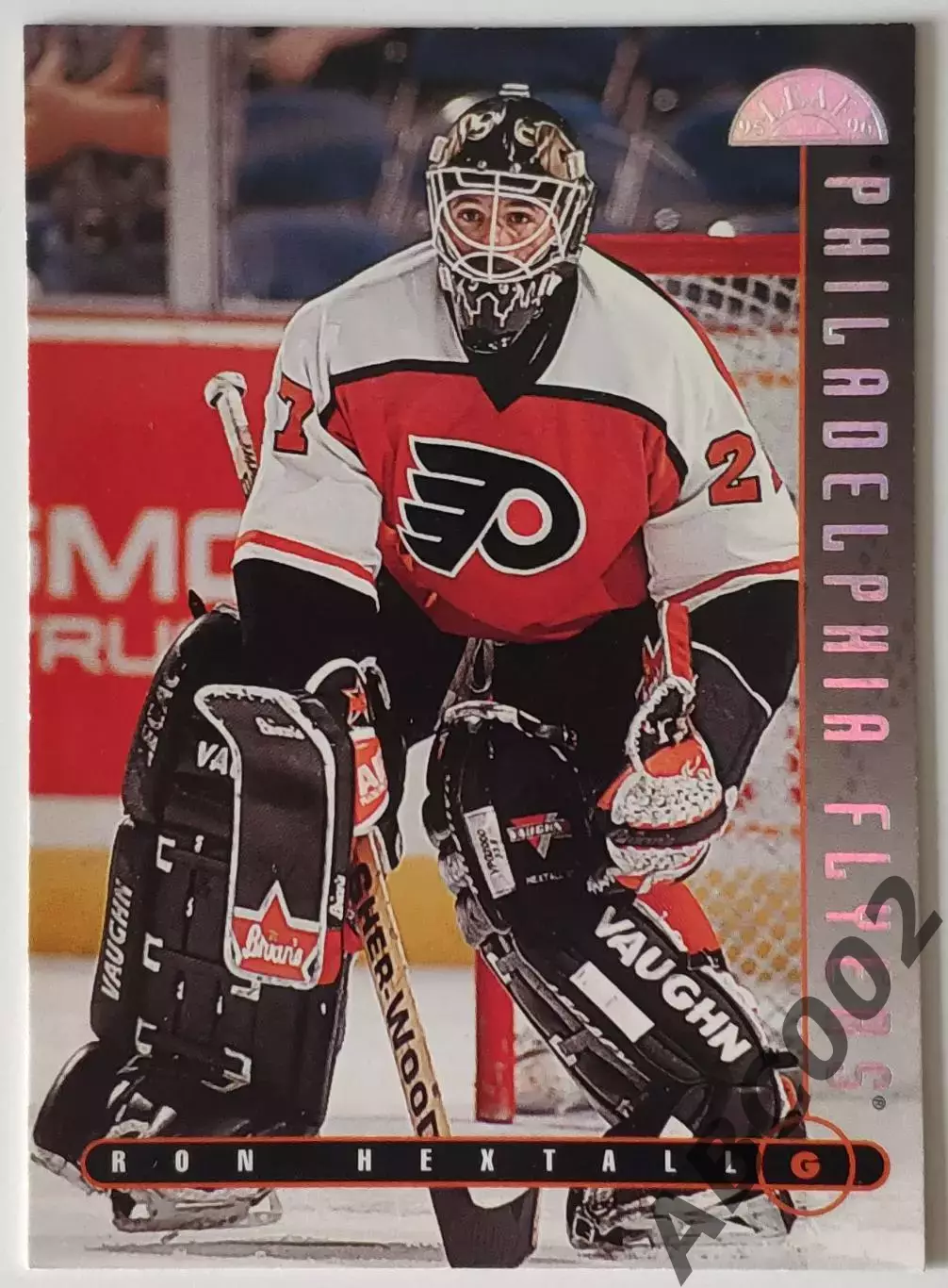 Карточка НХЛ / Ron Hextall / Flyers / Leaf