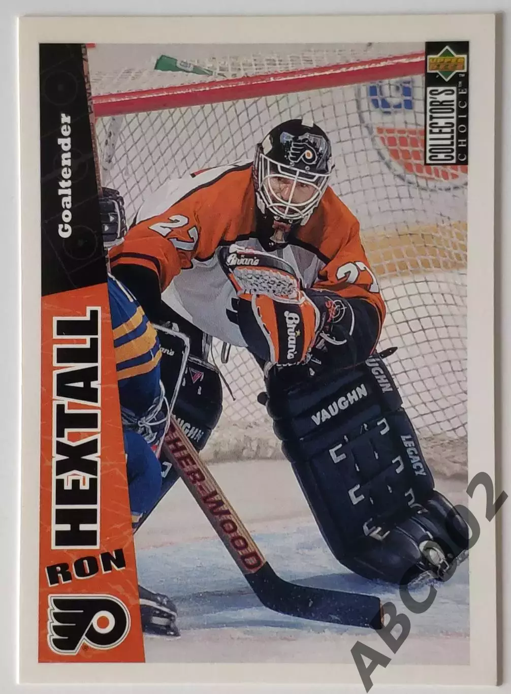 Карточка НХЛ / Ron Hextall / Flyers / Collectors Choise