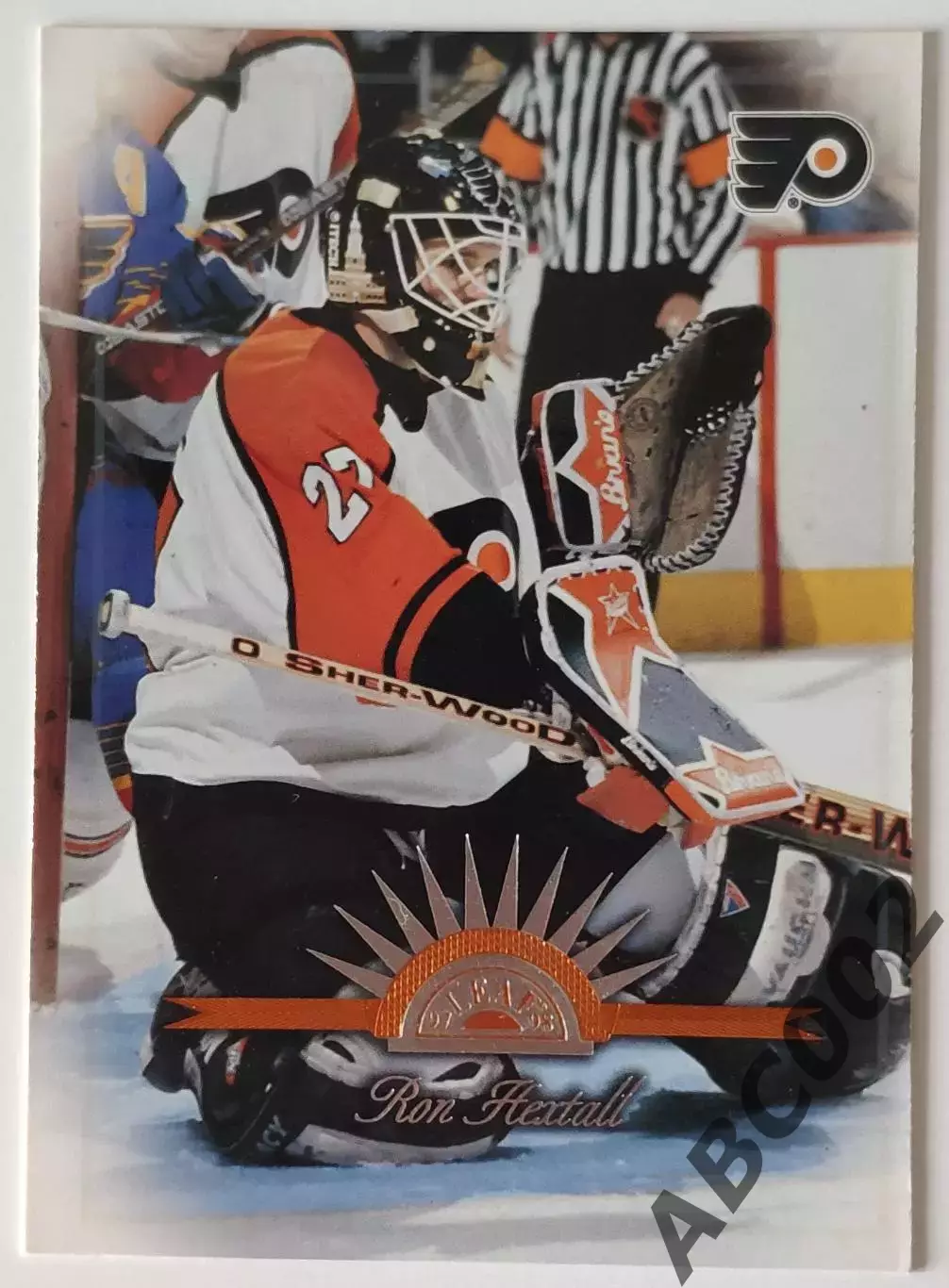 Карточка НХЛ / Ron Hextall / Flyers / Donruss