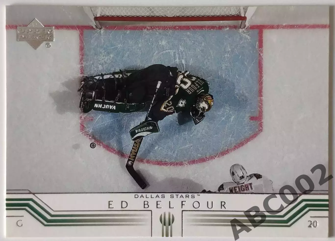 Карточка НХЛ / Ed Belfour / Dallas Stars / Upper Deck