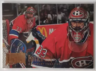 Карточка НХЛ / Patrick Roy / Canadiens / Fleer