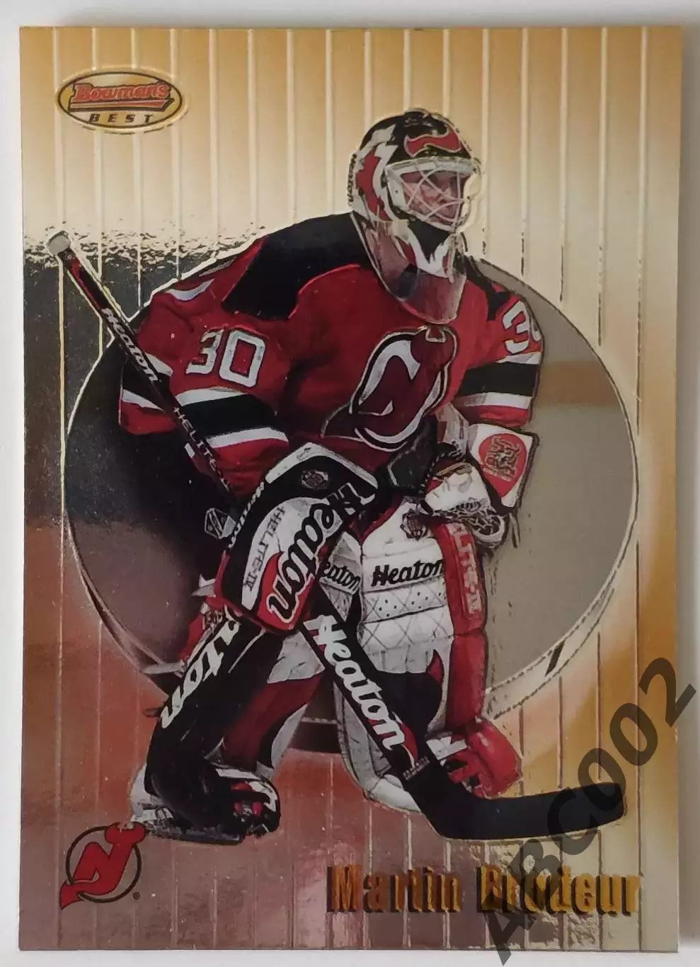 Карточка НХЛ / Martin Brodeur / Devils / Bowmans Best