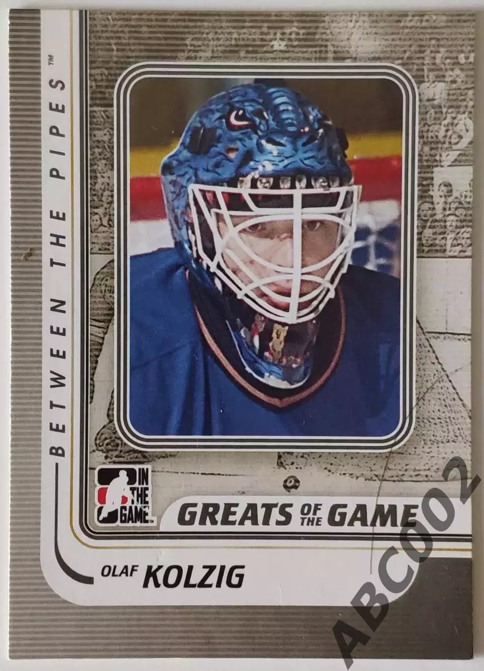 Карточка НХЛ / Olaf Kolzig / Capitals / Between The Pipes