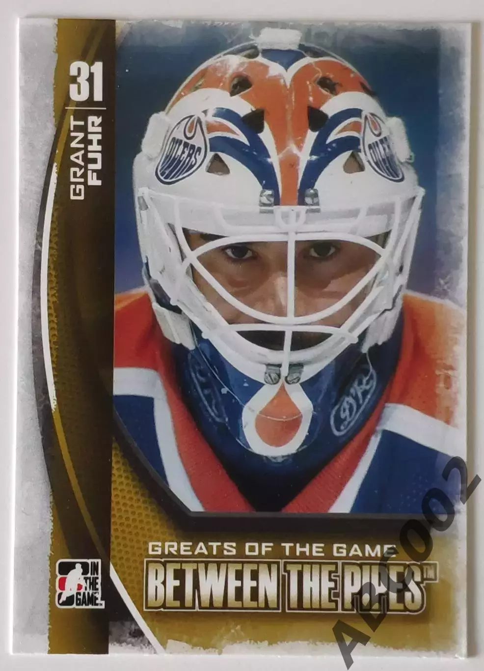 Карточка НХЛ / Grant Fuhr / Oilers / Between The Pipes