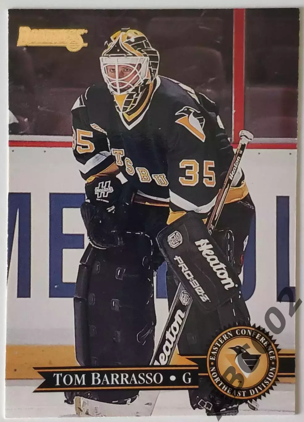 Карточка НХЛ / Tom Barrasso / Penguins / Donruss