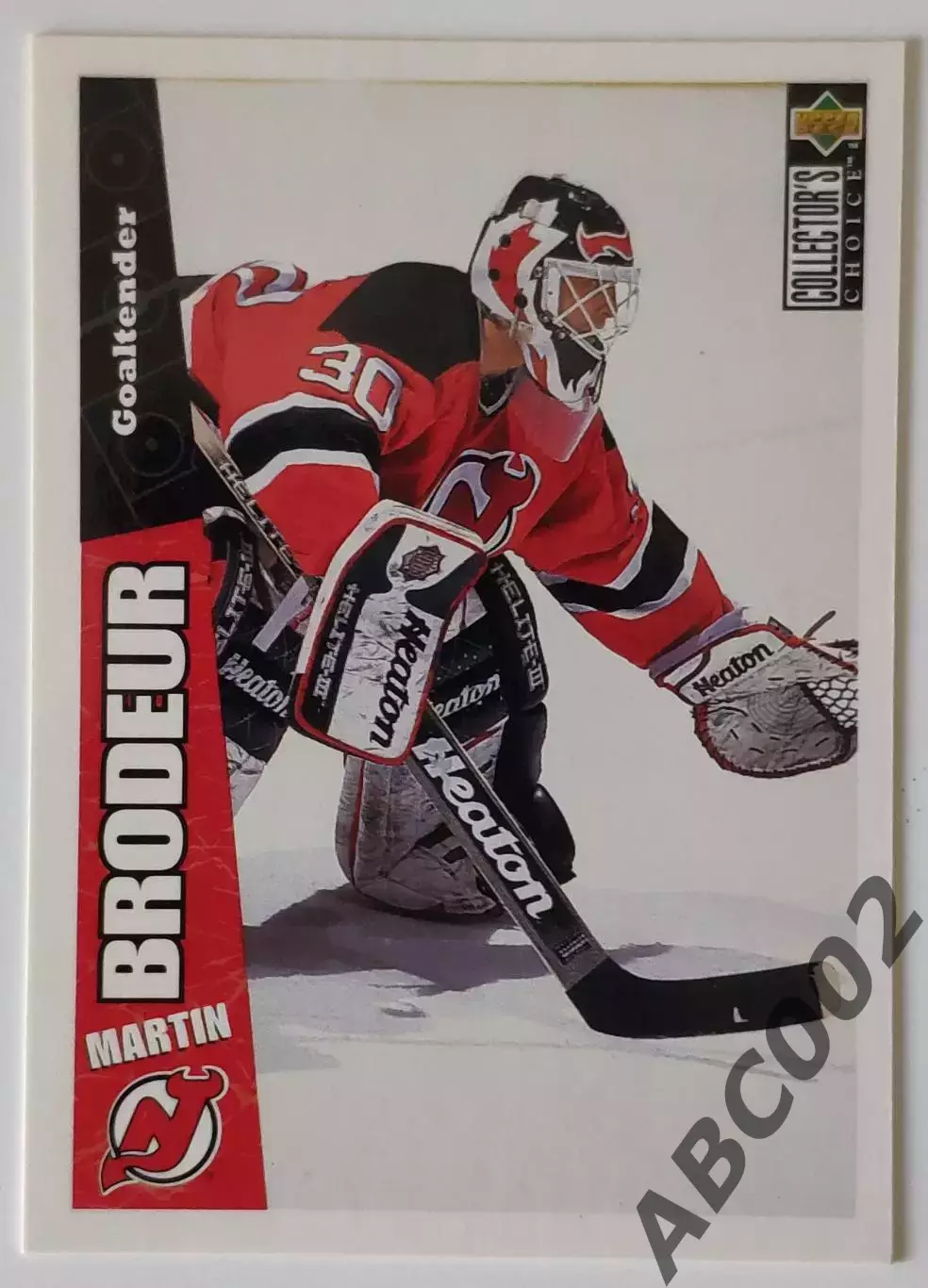 Карточка НХЛ / Martin Brodeur / Devils / Collectors Choice
