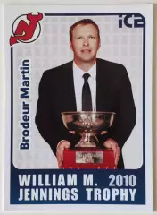 Карточка НХЛ / Martin Brodeur / Devils / William Jennings Trophy 2010