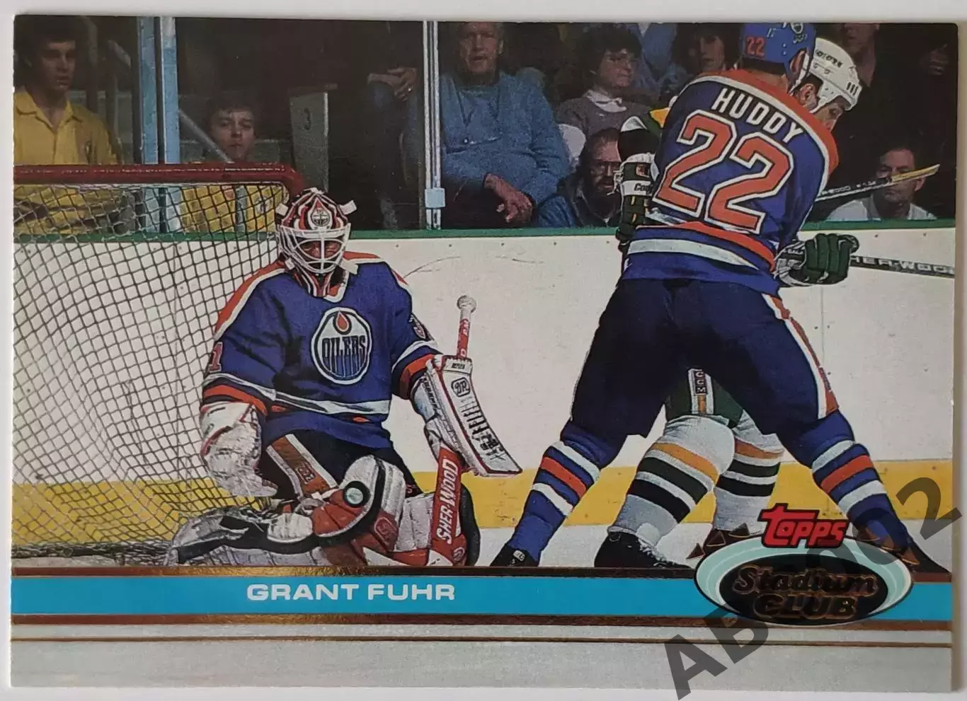 Карточка НХЛ / Grant Fuhr / Oilers / Stadium Club