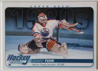Карточка НХЛ / Grant Fuhr / Oilers / Hockey Heroes
