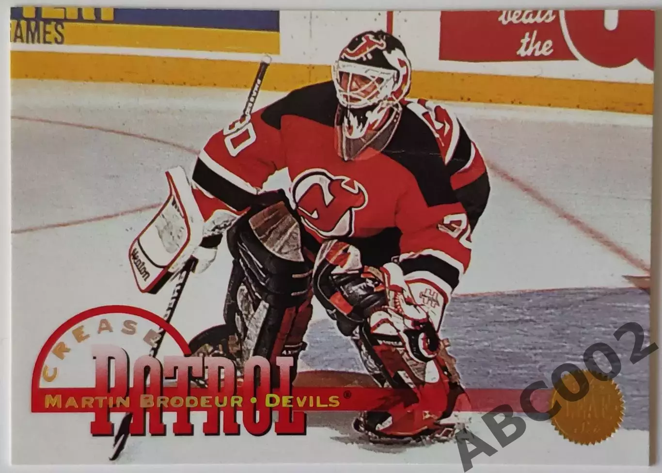 Карточка НХЛ / Martin Brodeur / Devils / The Leaf Set