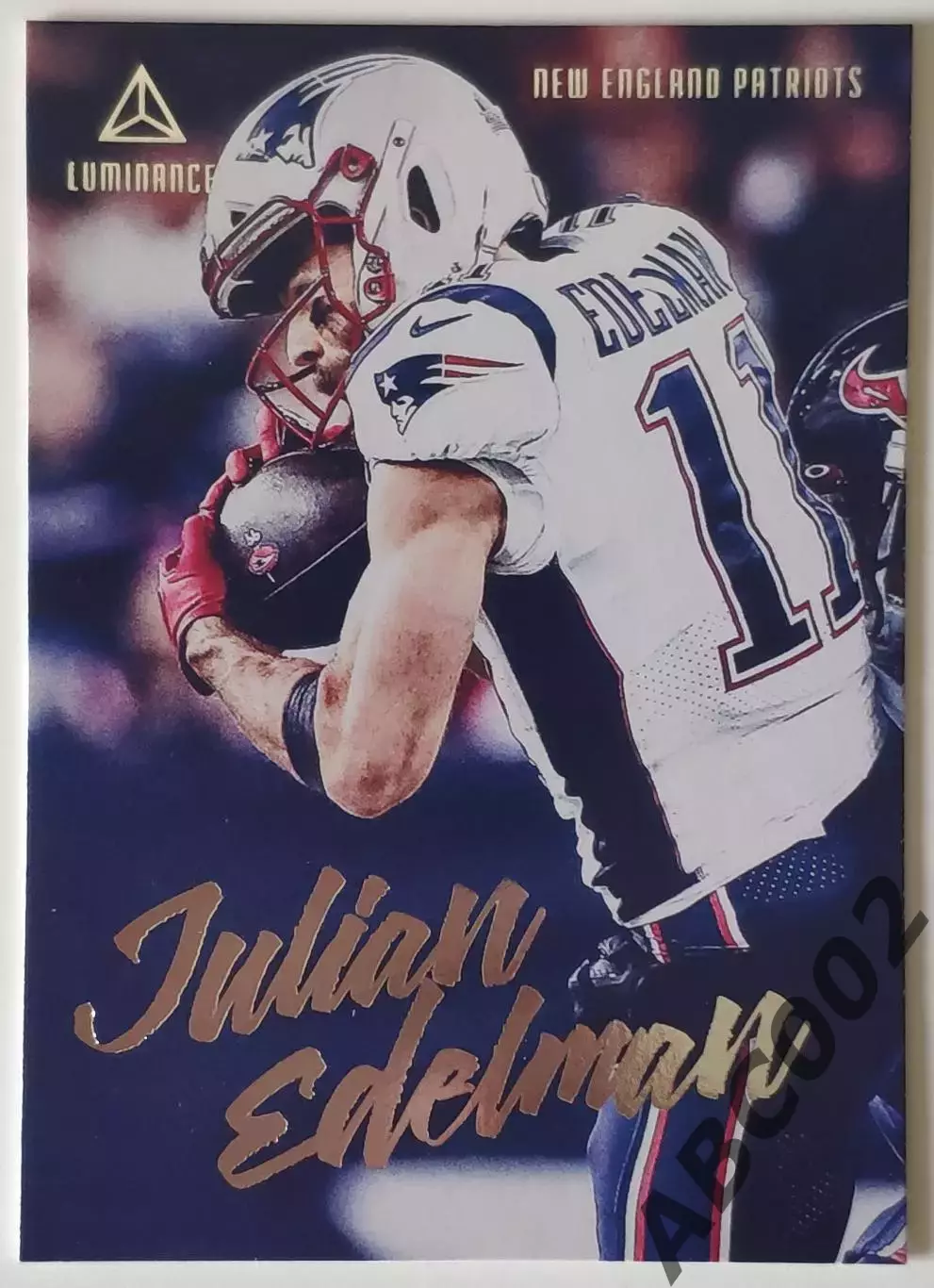 Карточка NFL / Julian Edelman / New England Patriots / Luminance
