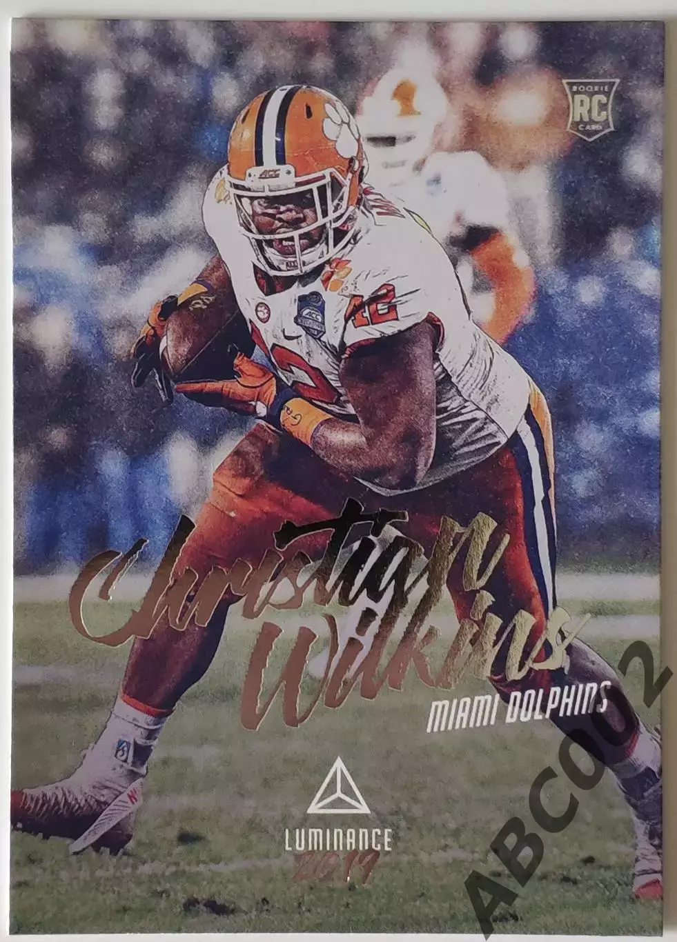 Карточка NFL / Christian Wilkins / Miami Dolphins / Luminance