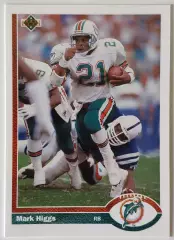 Карточка NFL / Mark Higgs / Miami Dolphins / Upper Deck