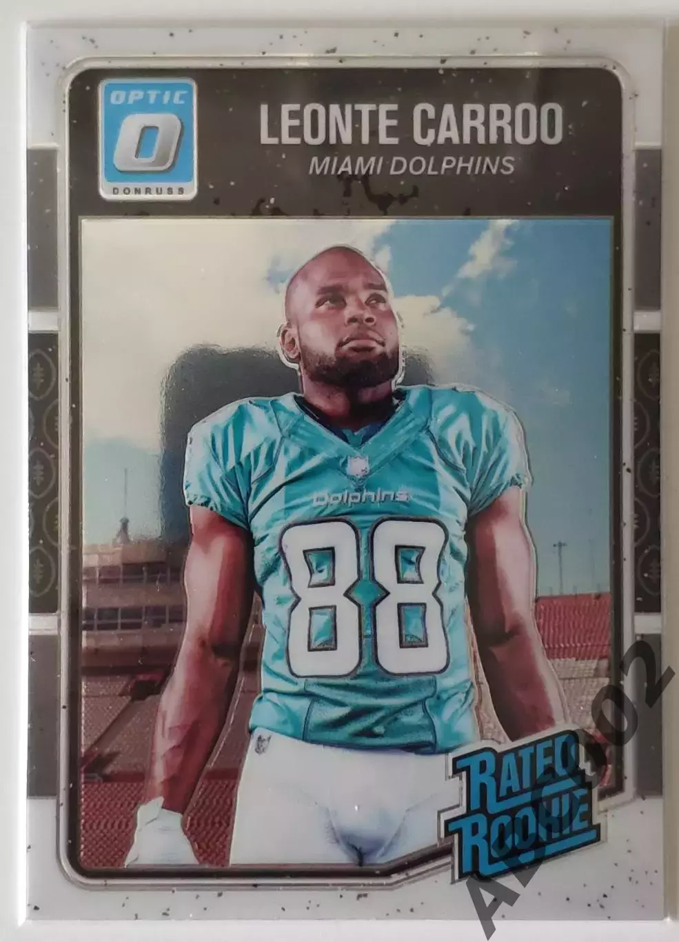 Карточка NFL / Leonte Carroo / Miami Dolphins / Rated Rookie