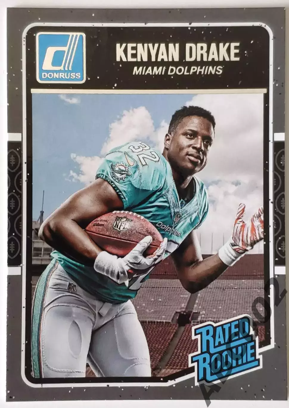 Карточка NFL / Kenyan Drake / Miami Dolphins / Rated Rookie